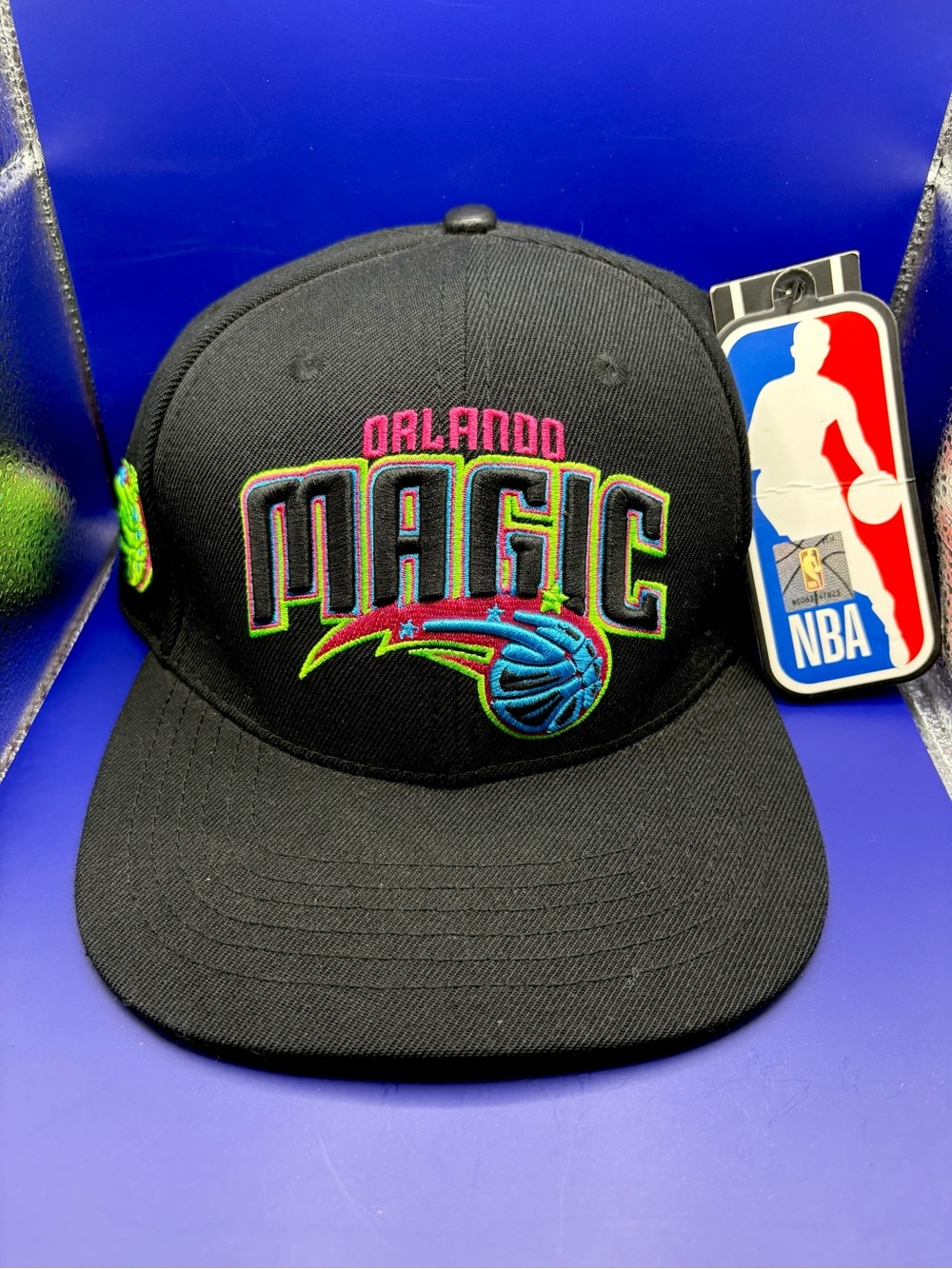 NBA Orlando Magic Blacklight Snapback Hat